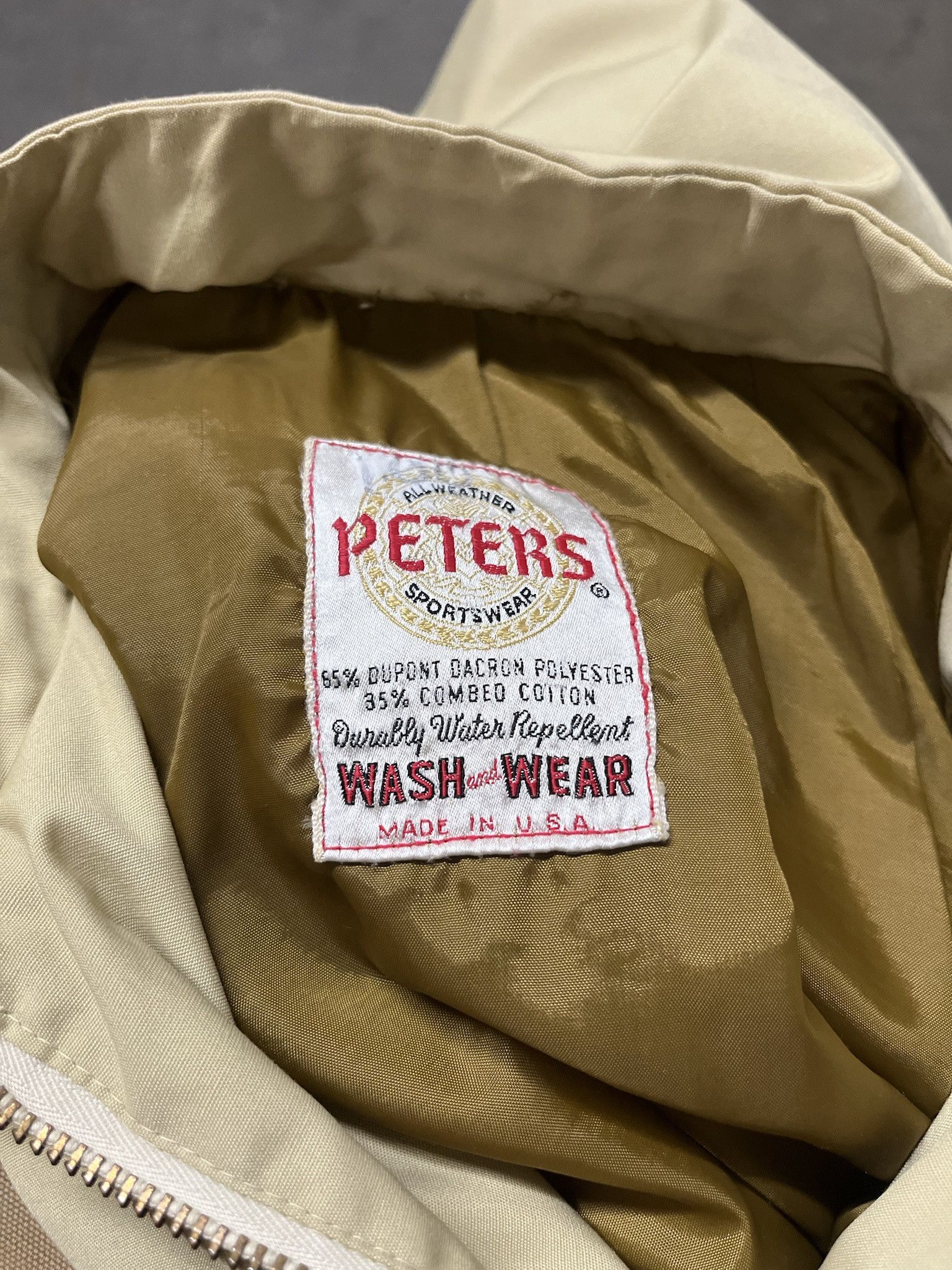 Carhartt × Vintage Vintage 1980s Peters Drizzler Jacket Size XL Size US XL / EU 56 / 4 - 3 Thumbnail