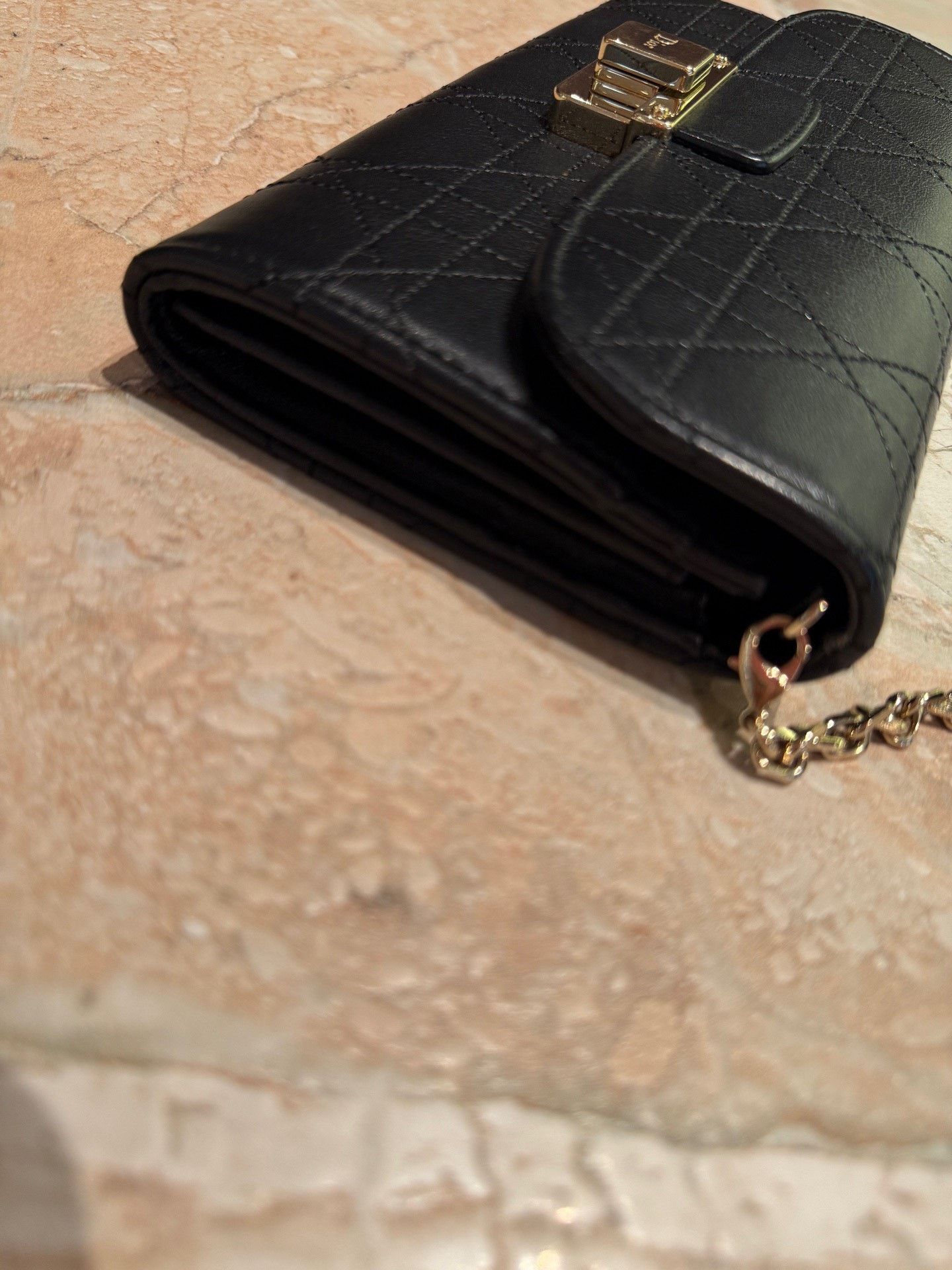 Dior Dior Black Quilted Chain Bag Size ONE SIZE - 4 Thumbnail