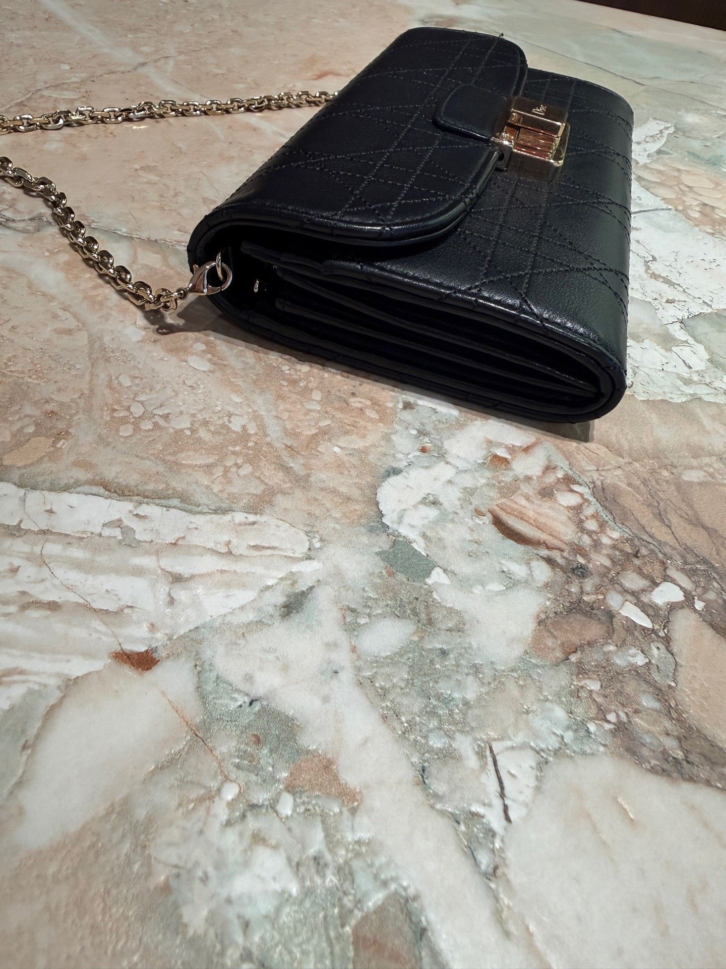 Dior Dior Black Quilted Chain Bag Size ONE SIZE - 3 Thumbnail