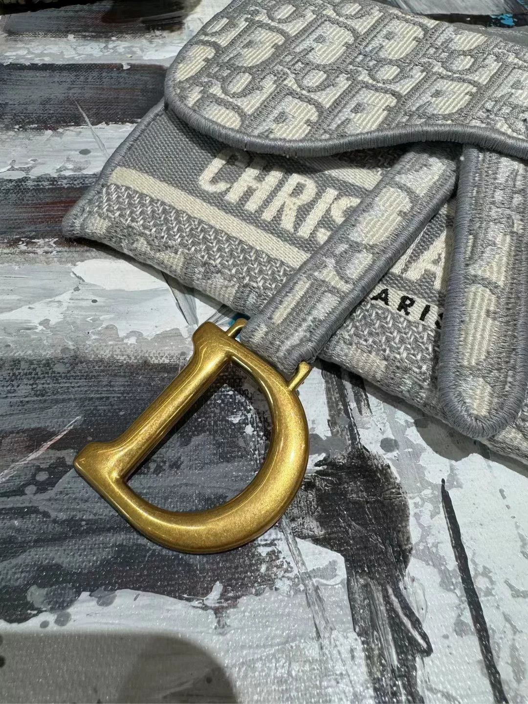 Dior Dior Embroidered Saddle Bag Size ONE SIZE - 5 Thumbnail