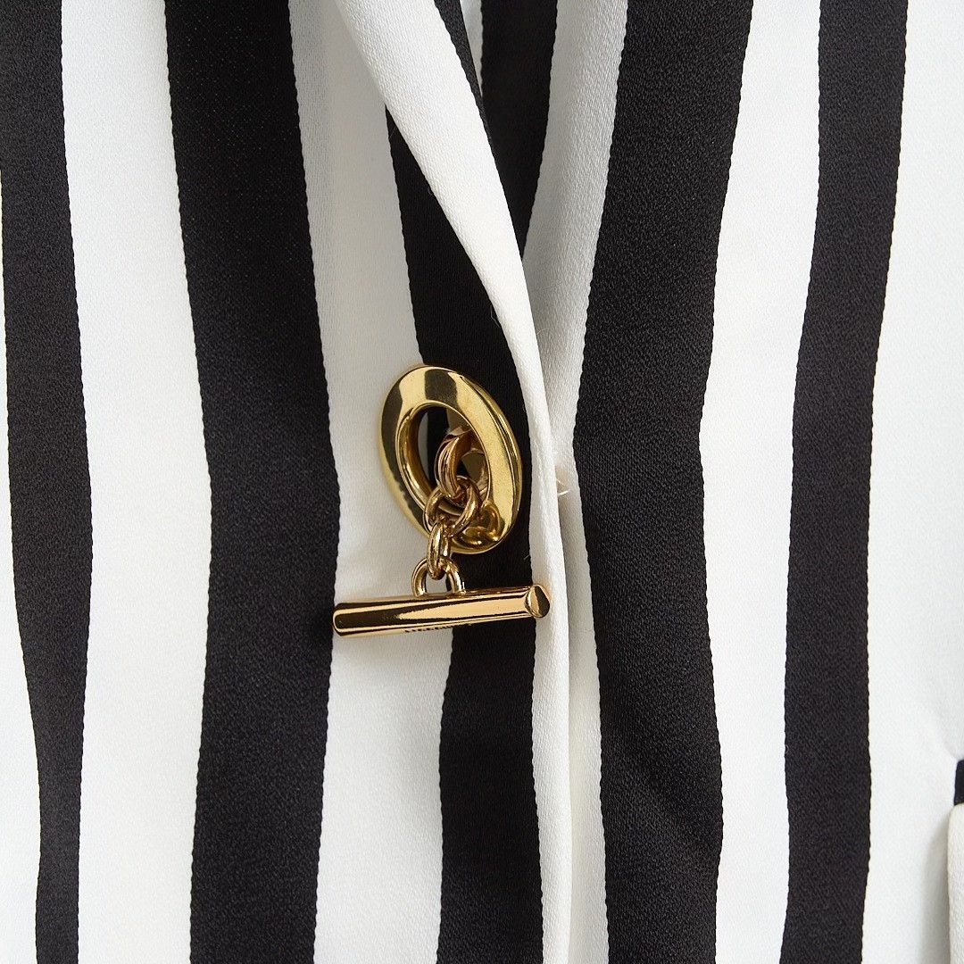 Moschino Moschino Archive Stripes Single-Breasted Blazer Size S / US 4 / IT 40 - 5 Thumbnail