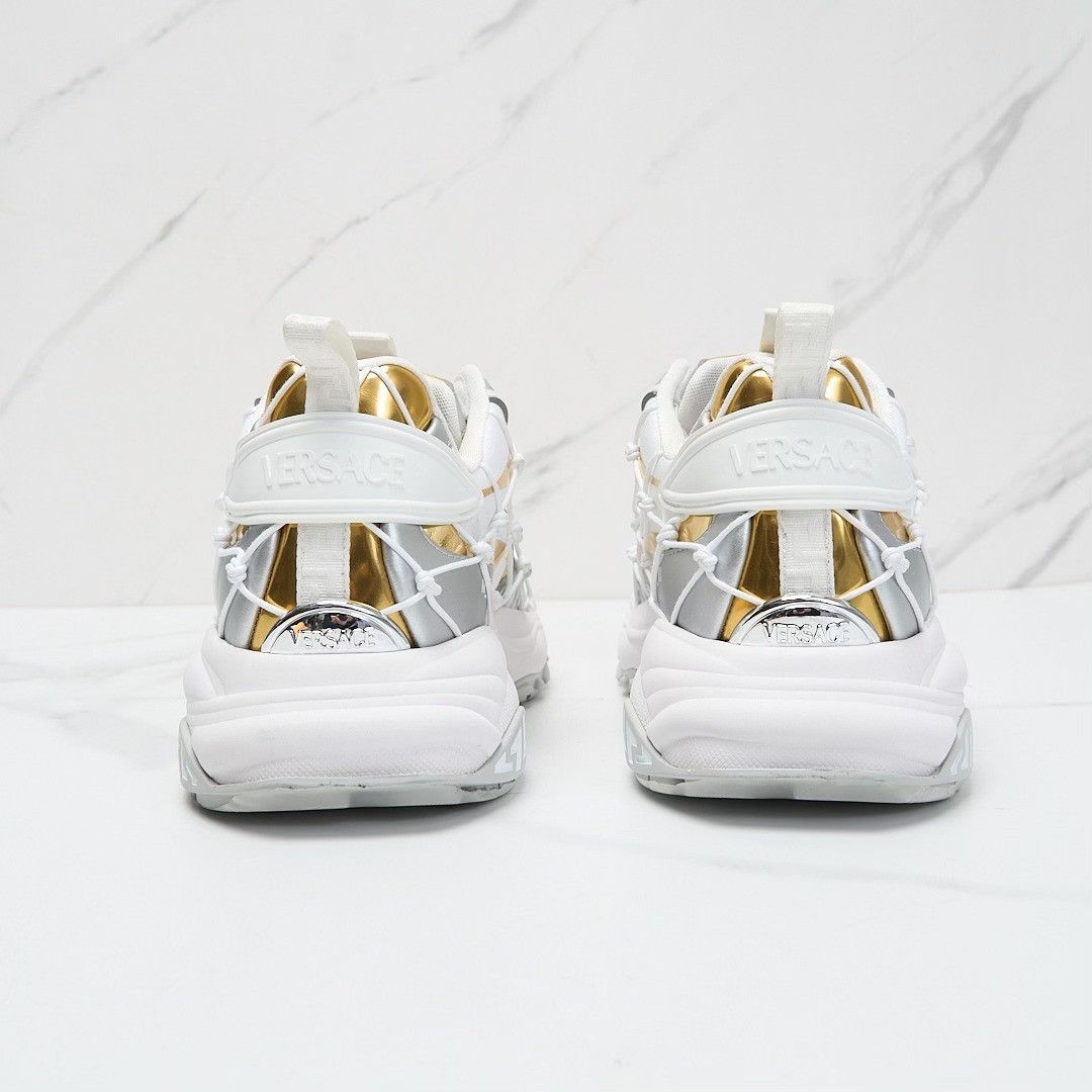 Versace Versace Men's Mercury Mesh Patchwork Sneakers Size US 7 / EU 40 - 6 Thumbnail