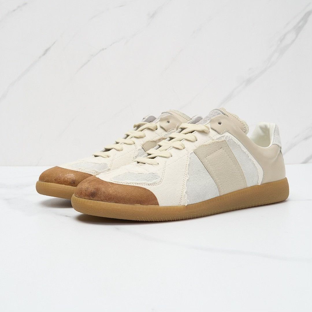 Maison Margiela Maison Margiela Men's Contrast Distressed Trainer Size US 8 / EU 41 - 2 Thumbnail