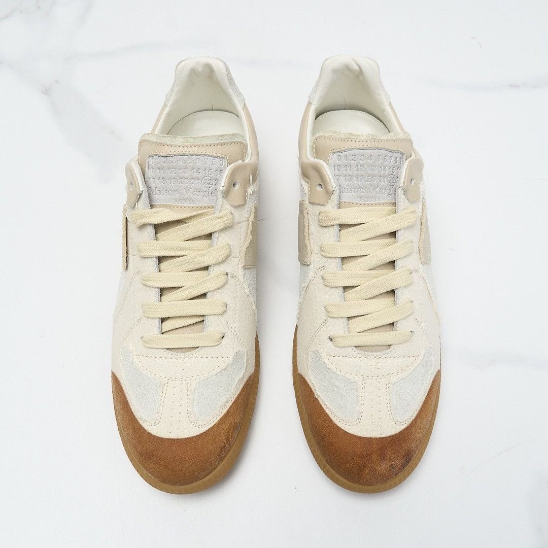Maison Margiela Maison Margiela Men's Contrast Distressed Trainer Size US 8 / EU 41 - 6 Thumbnail