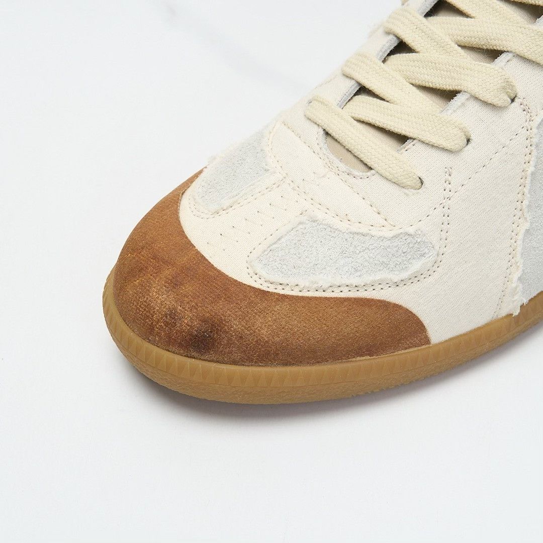 Maison Margiela Maison Margiela Men's Contrast Distressed Trainer Size US 8 / EU 41 - 5 Thumbnail