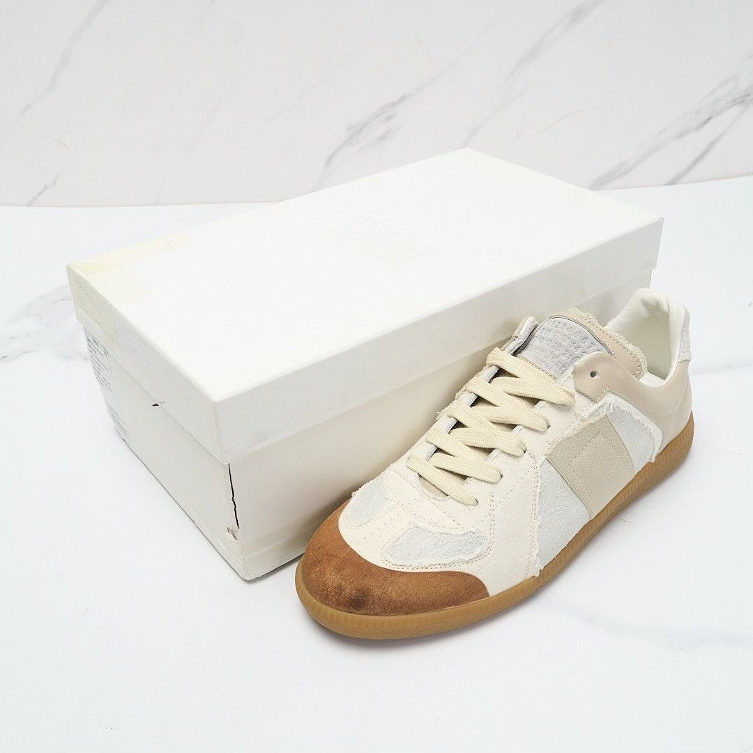 Maison Margiela Maison Margiela Men's Contrast Distressed Trainer Size US 8 / EU 41 - 7 Thumbnail