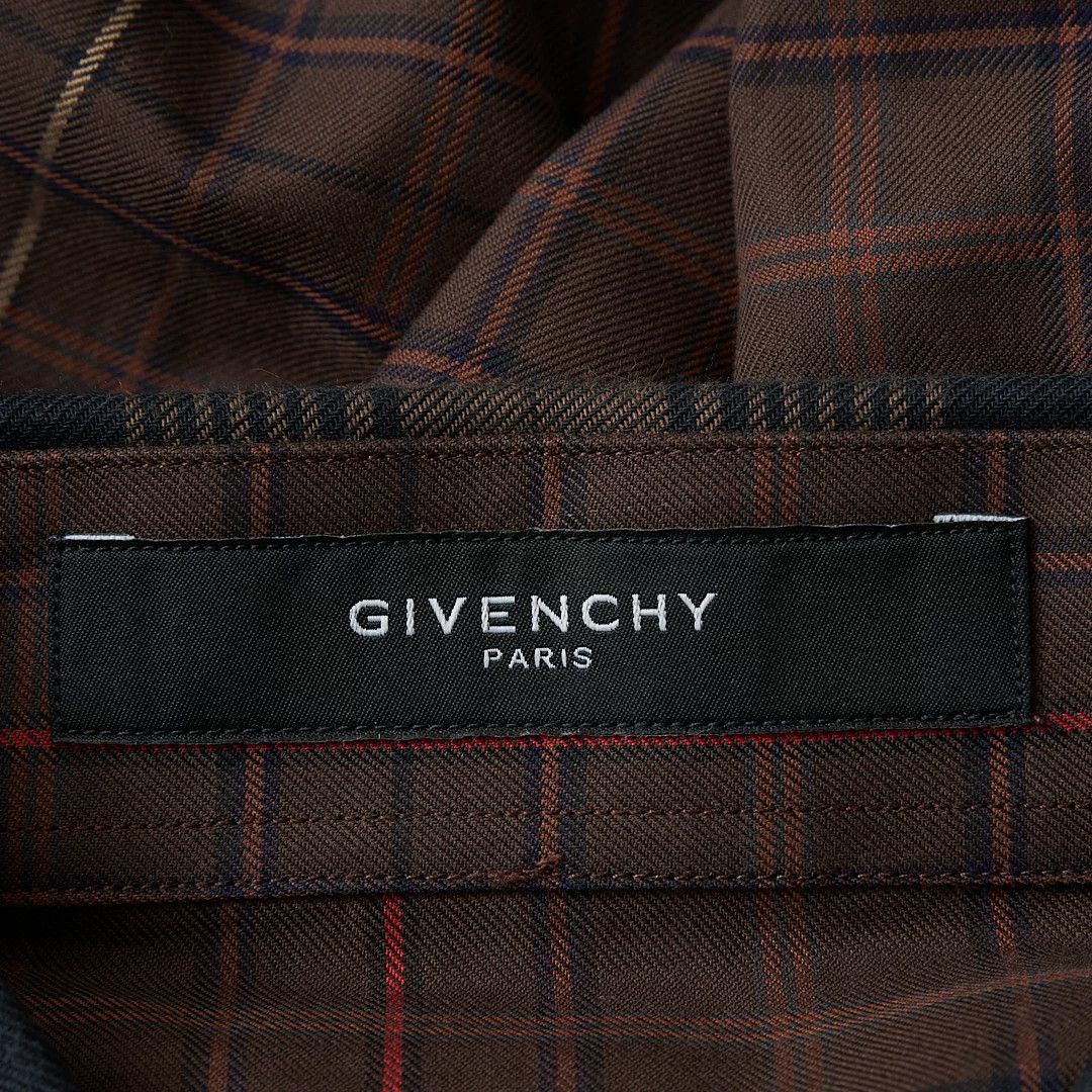 Givenchy Givenchy Men's Plaid Long-Sleeve Shirt Size US M / EU 48-50 / 2 - 7 Thumbnail
