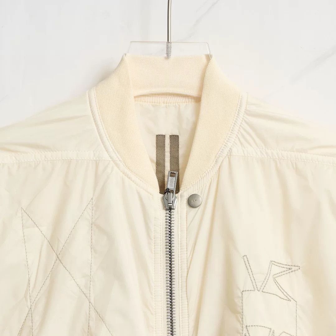 Rick Owens Rick Owens Men's Embroidered Zip Jacket Size US M / EU 48-50 / 2 - 2 Thumbnail