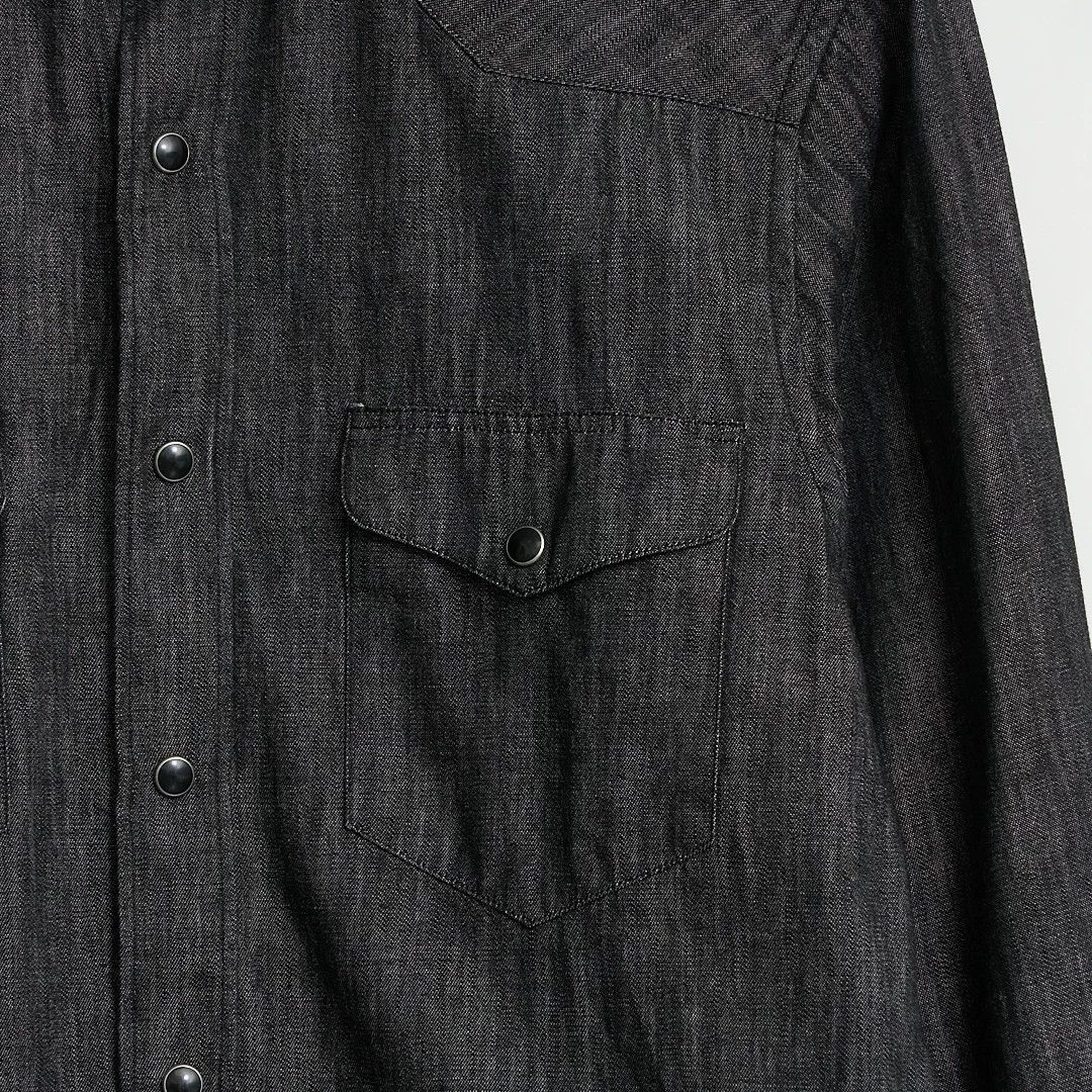 Saint Laurent Paris Authentic Saint Laurent Men's Logo Denim Shirt Size US M / EU 48-50 / 2 - 3 Thumbnail