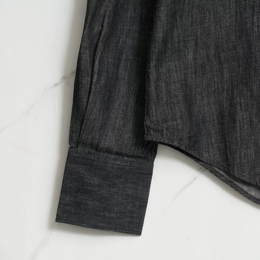 Saint Laurent Paris Authentic Saint Laurent Men's Logo Denim Shirt Size US M / EU 48-50 / 2 - 4 Thumbnail