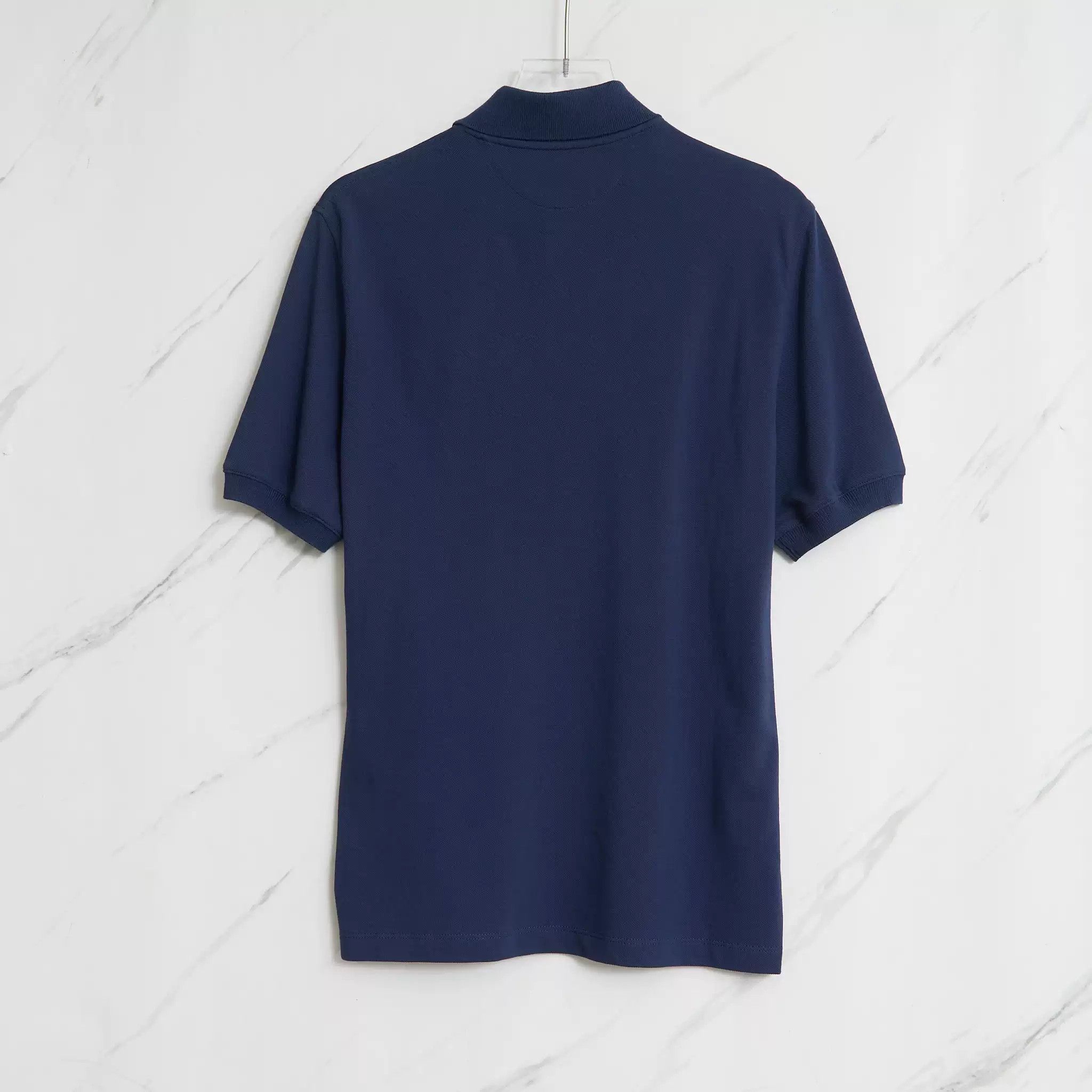 Brunello Cucinelli Brunello Cucinelli Men's Navy Printed Polo Size US M / EU 48-50 / 2 - 5 Thumbnail