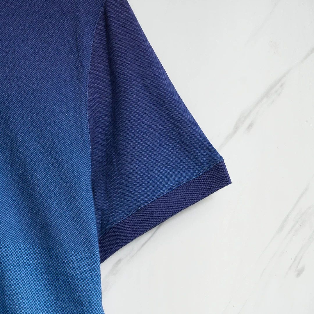 Fendi Fendi Men's Gradient Collar Polo Shirt Size US M / EU 48-50 / 2 - 3 Thumbnail