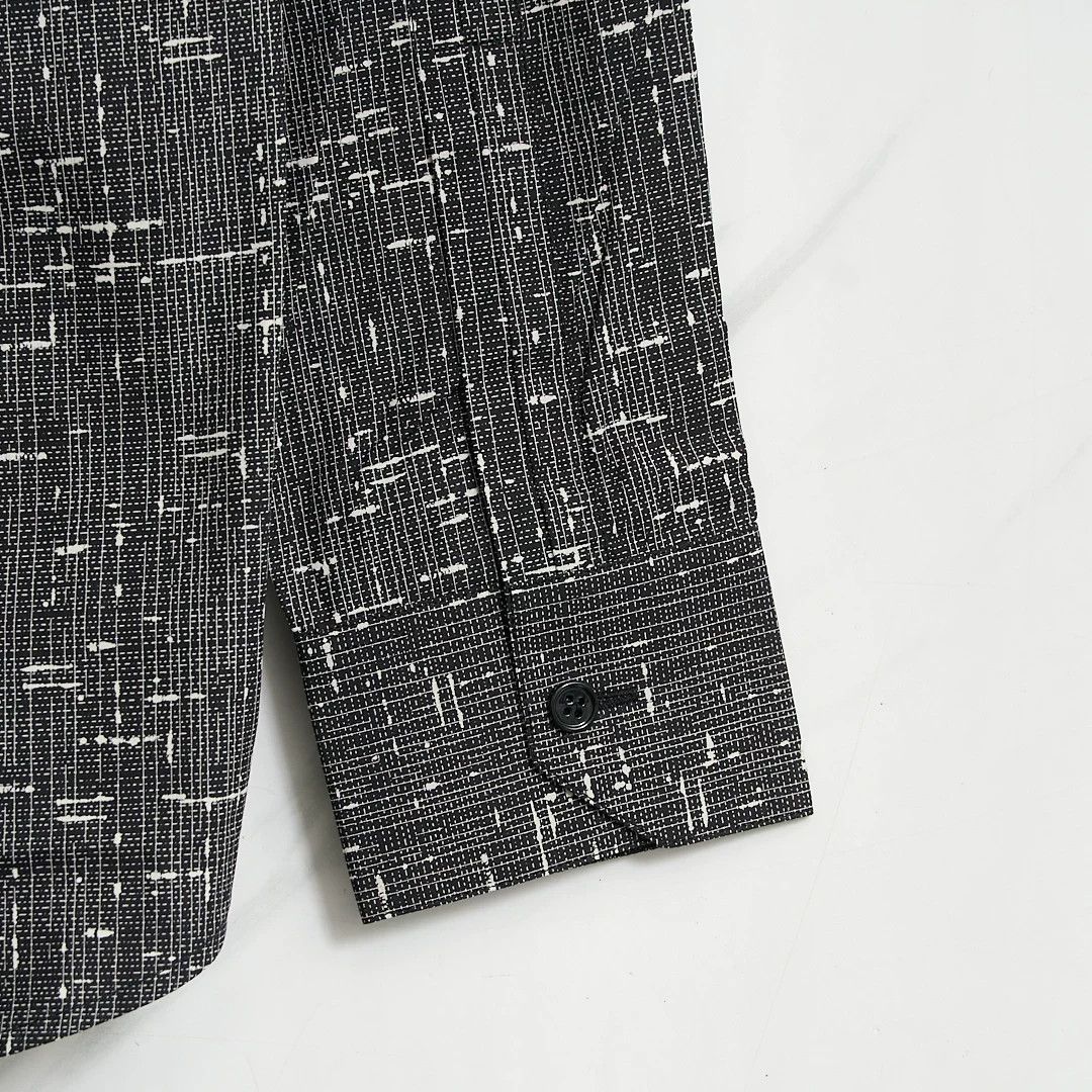 Saint Laurent Paris Saint Laurent Men's Contrast Stripe Shirt Size US M / EU 48-50 / 2 - 6 Thumbnail