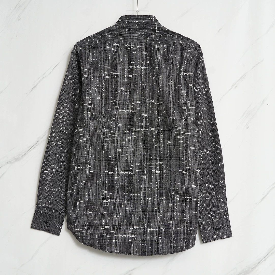 Saint Laurent Paris Saint Laurent Men's Contrast Stripe Shirt Size US M / EU 48-50 / 2 - 4 Thumbnail