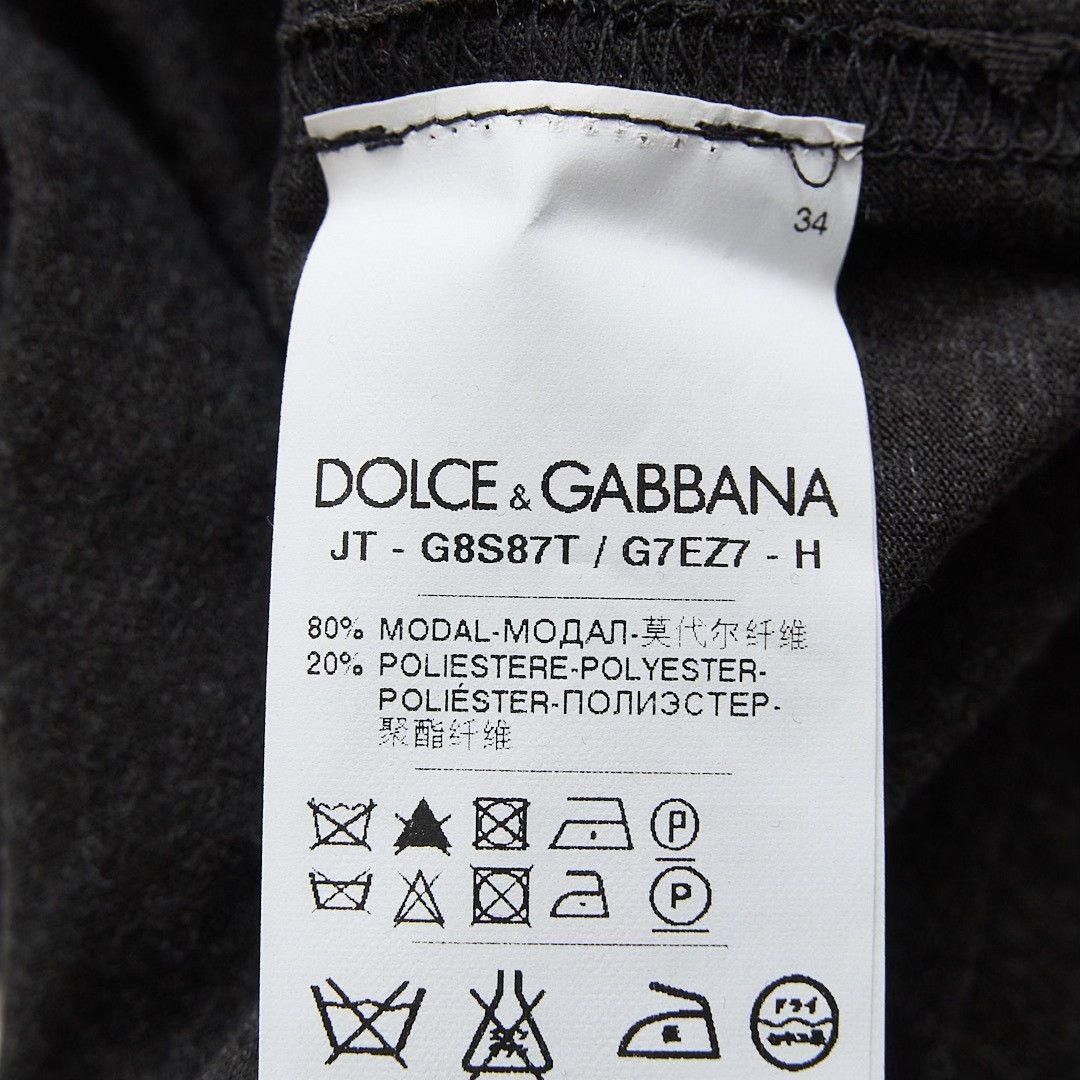 Dolce & Gabbana Dolce&Gabbana Men's Solid Long-Sleeve T-Shirt Size US S / EU 44-46 / 1 - 8 Thumbnail
