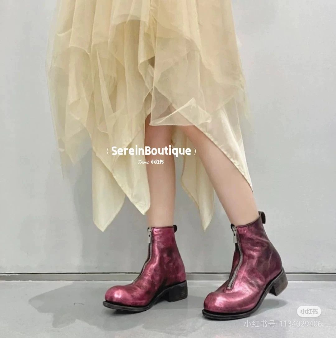 Guidi Authentic GUIDI Women's PL1 Ankle Boots Size US 8 / IT 38 - 7 Thumbnail
