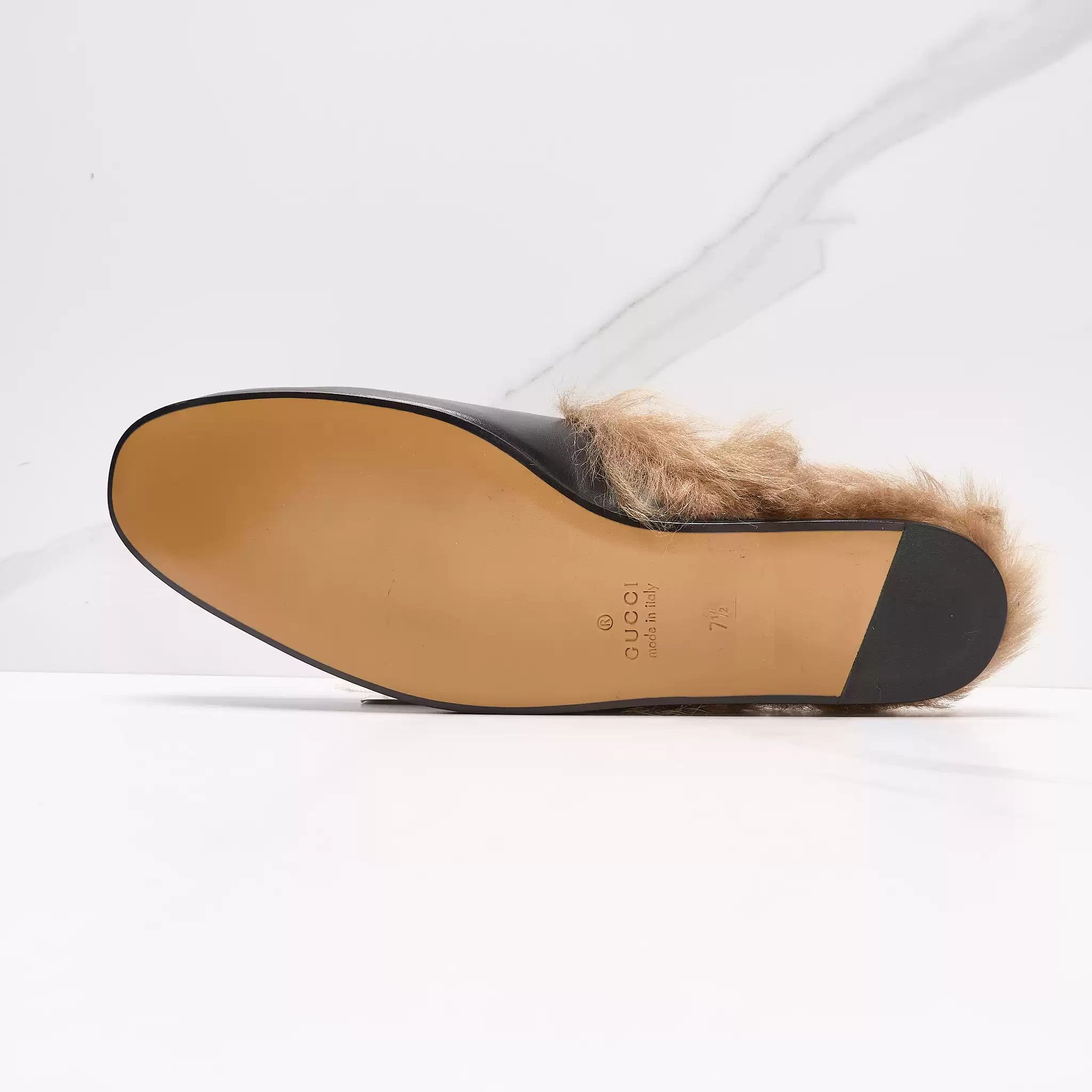 Gucci Gucci Men's Tiger Embroidery Fur Slippers Size US 7 / EU 40 - 9 Thumbnail