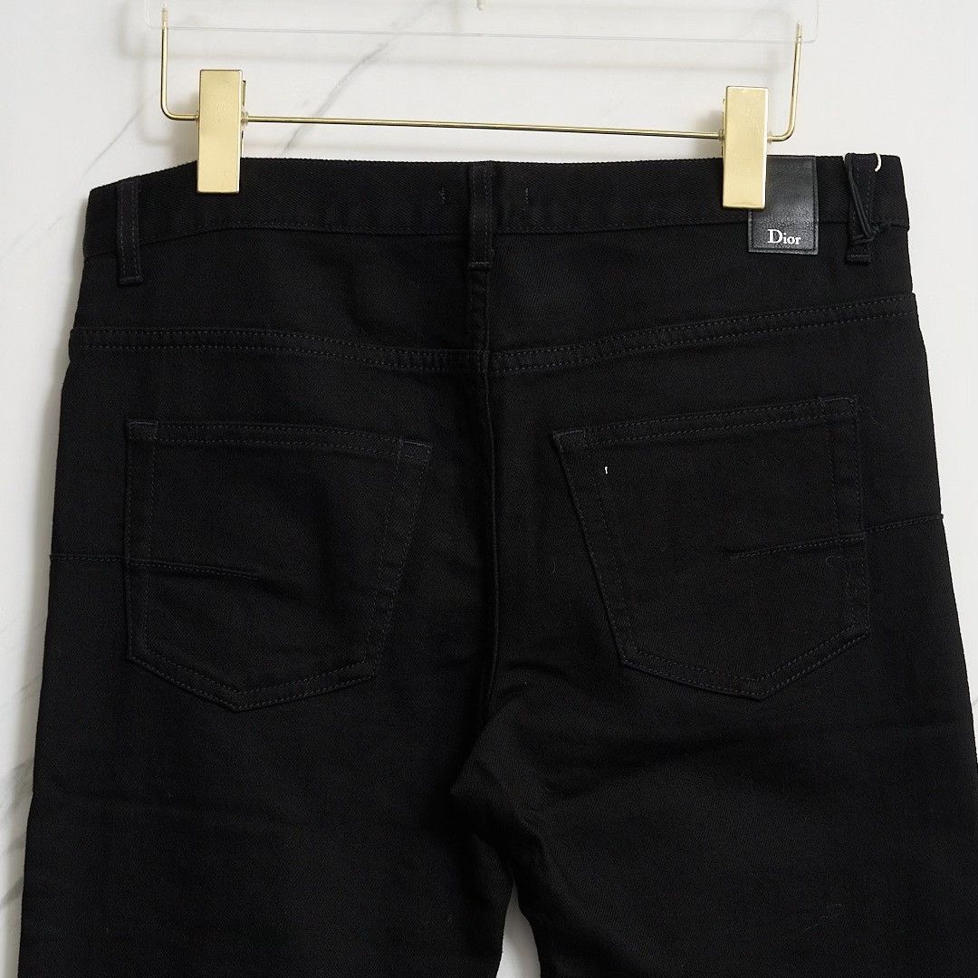 Dior Dior Rose Embroidery Jeans Size US 29 - 7 Thumbnail
