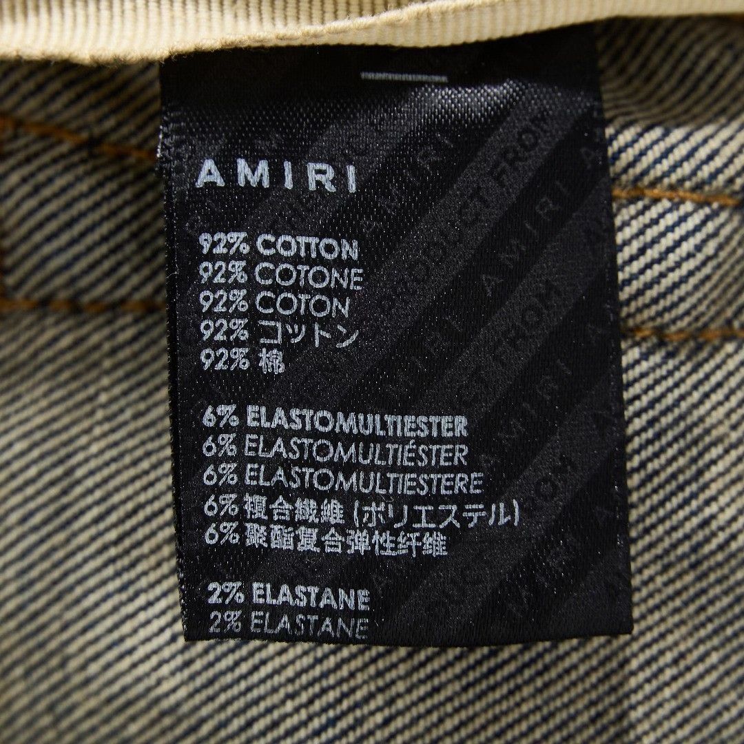 Amiri Amiri Men's Washed Distressed Jeans Size US 30 / EU 46 - 8 Thumbnail