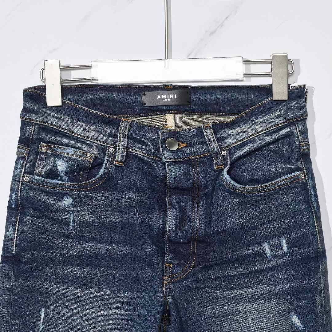 Amiri Amiri Men's Washed Distressed Jeans Size US 30 / EU 46 - 2 Thumbnail