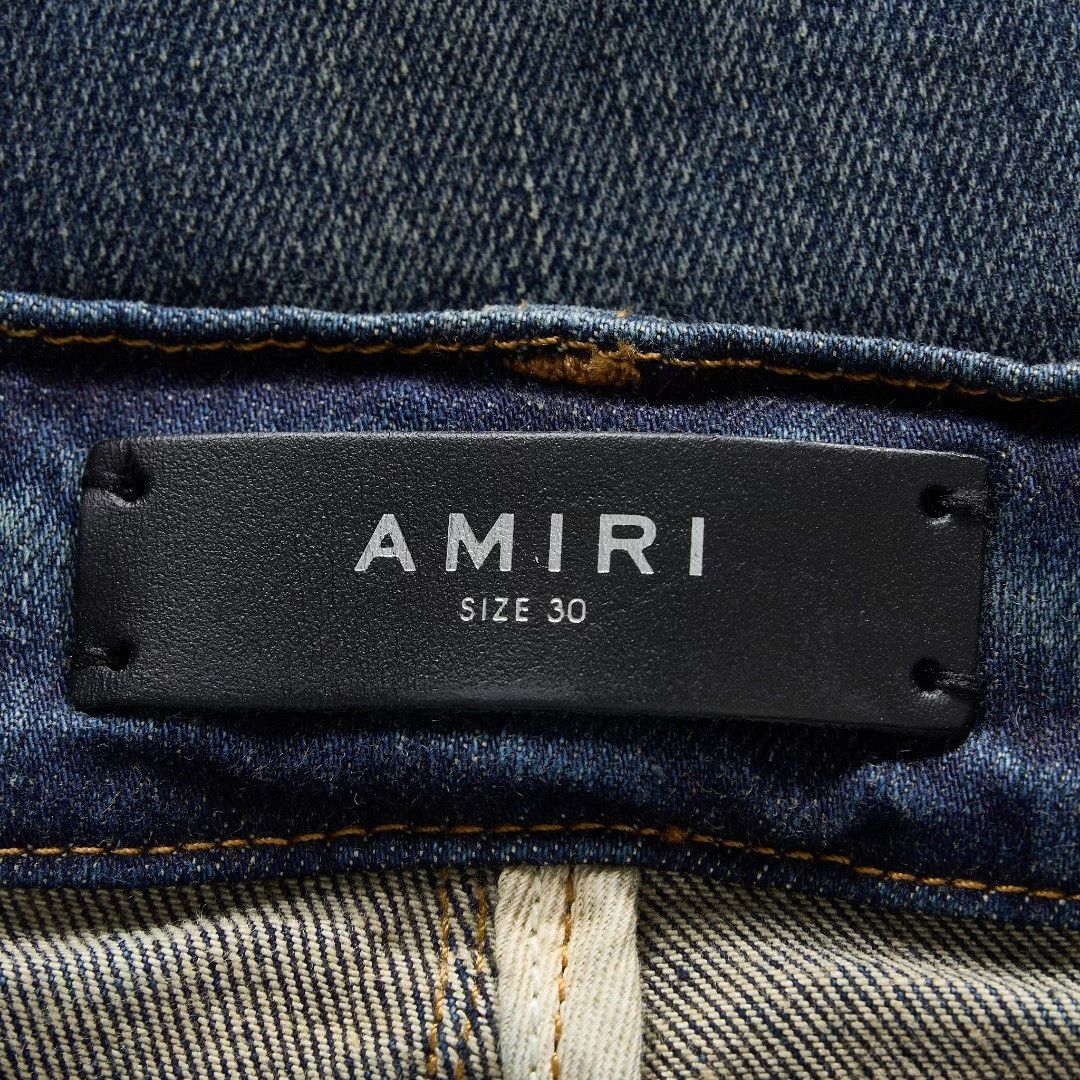 Amiri Amiri Men's Washed Distressed Jeans Size US 30 / EU 46 - 7 Thumbnail