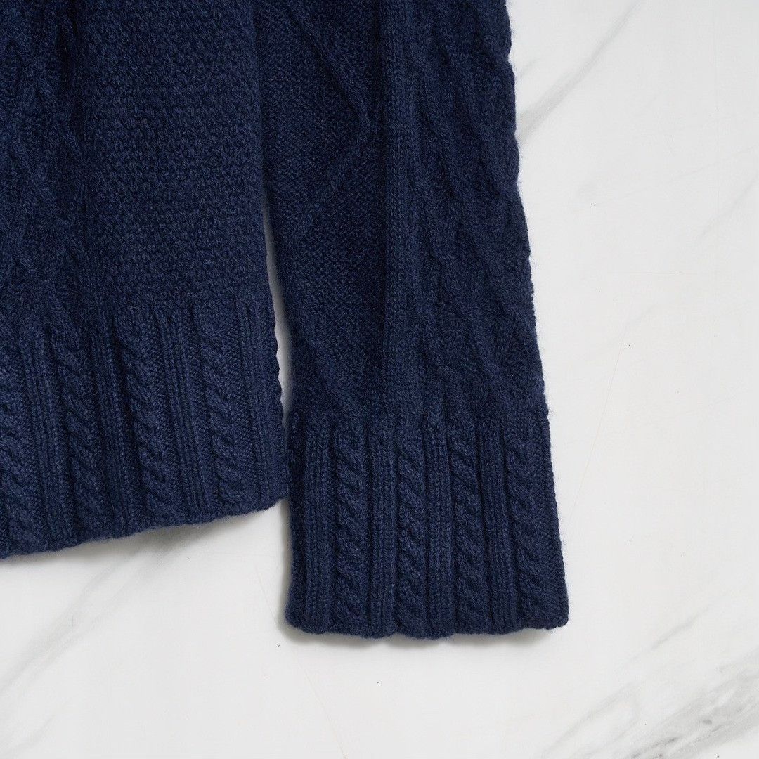 Saint Laurent Paris Saint Laurent Men's Cable Knit Cashmere Sweater Size US M / EU 48-50 / 2 - 3 Thumbnail