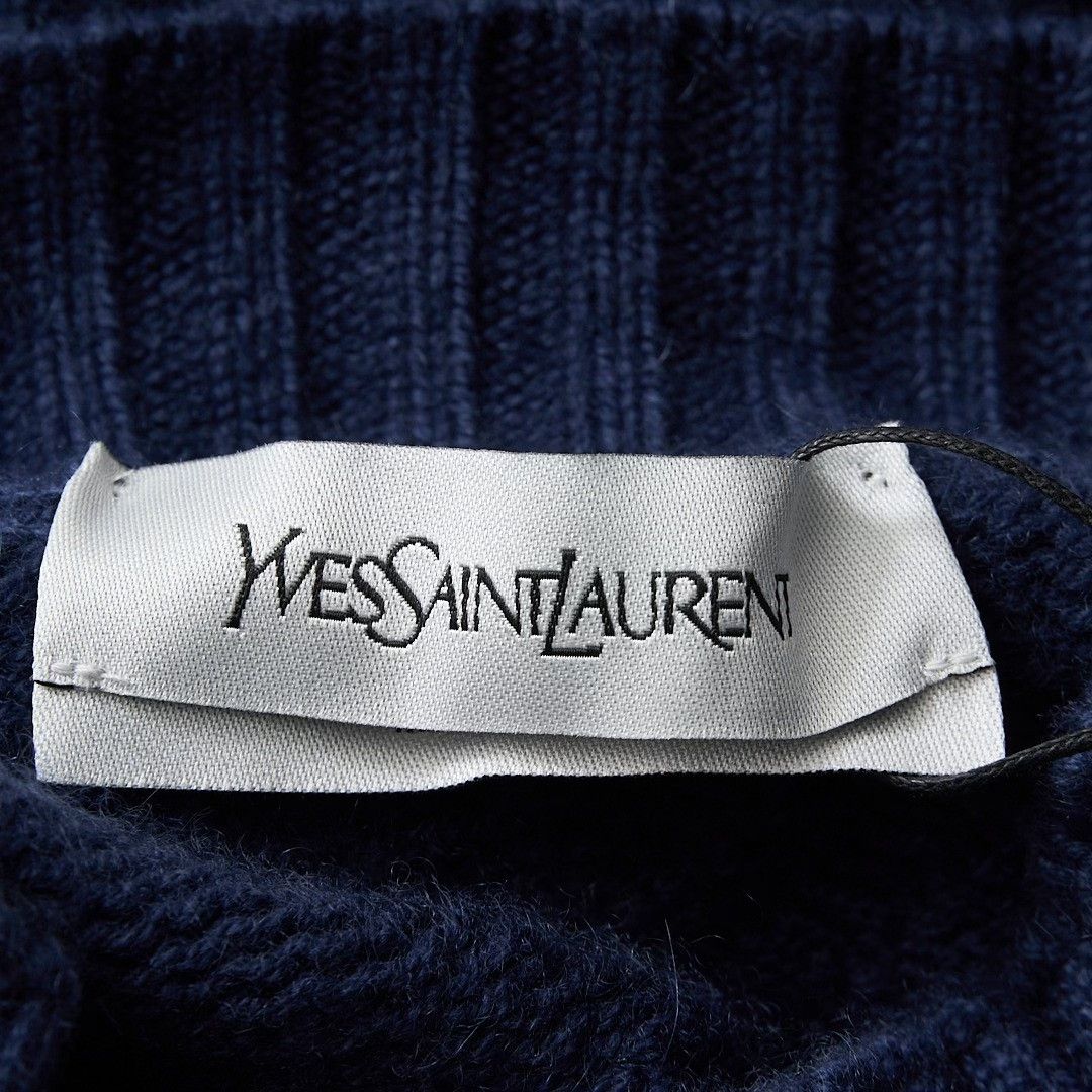 Saint Laurent Paris Saint Laurent Men's Cable Knit Cashmere Sweater Size US M / EU 48-50 / 2 - 5 Thumbnail