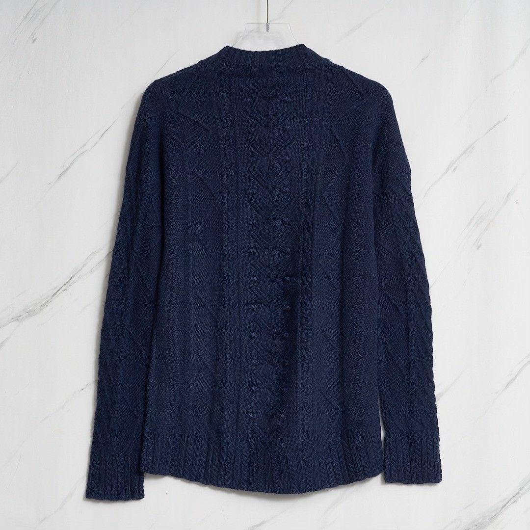 Saint Laurent Paris Saint Laurent Men's Cable Knit Cashmere Sweater Size US M / EU 48-50 / 2 - 7 Thumbnail