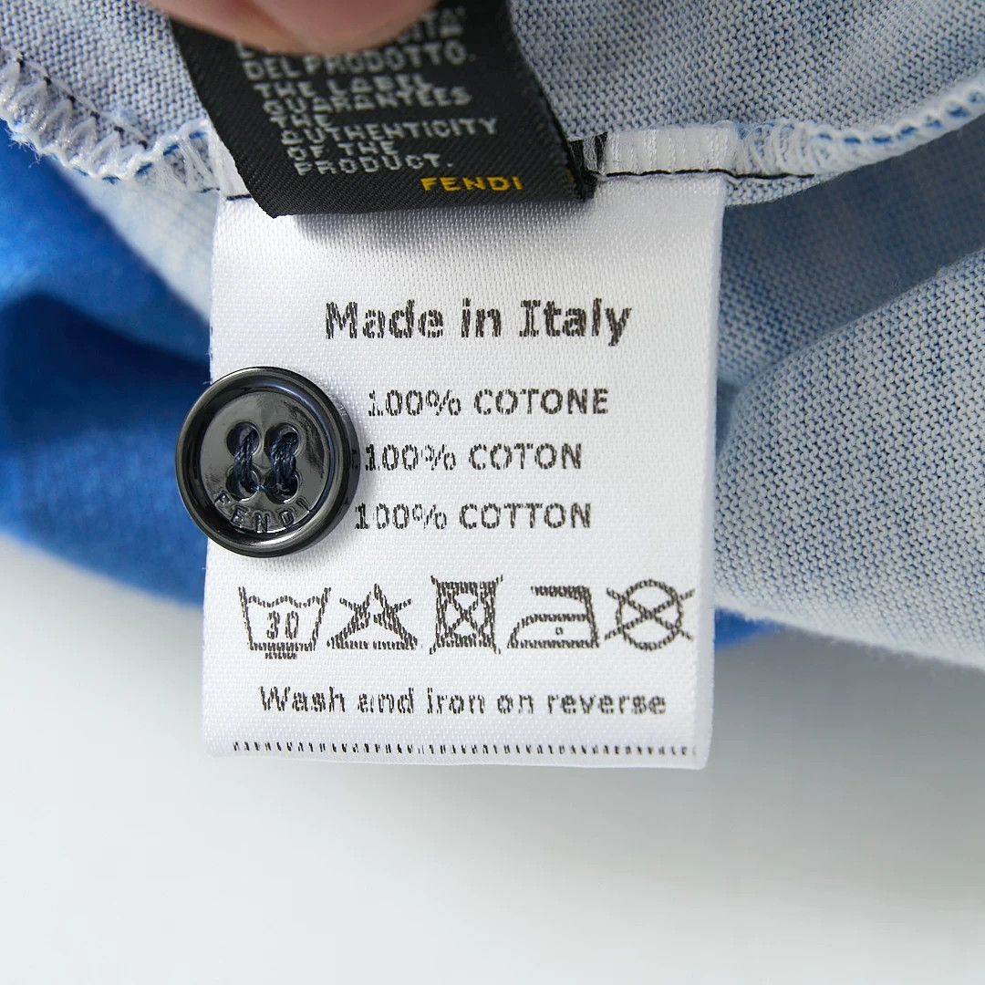 Fendi Fendi Men's Gradient Stripe Polo Size US M / EU 48-50 / 2 - 8 Thumbnail