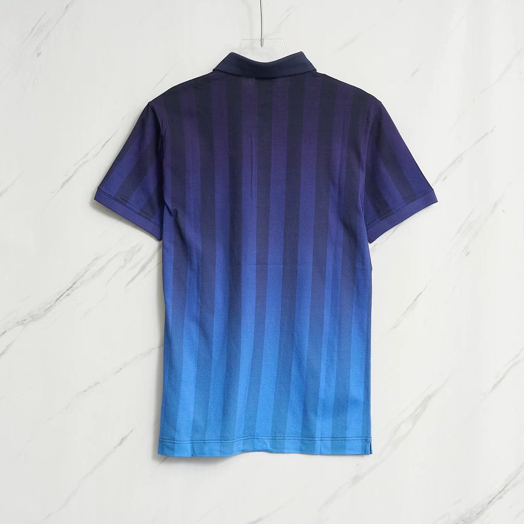 Fendi Fendi Men's Gradient Stripe Polo Size US M / EU 48-50 / 2 - 5 Thumbnail