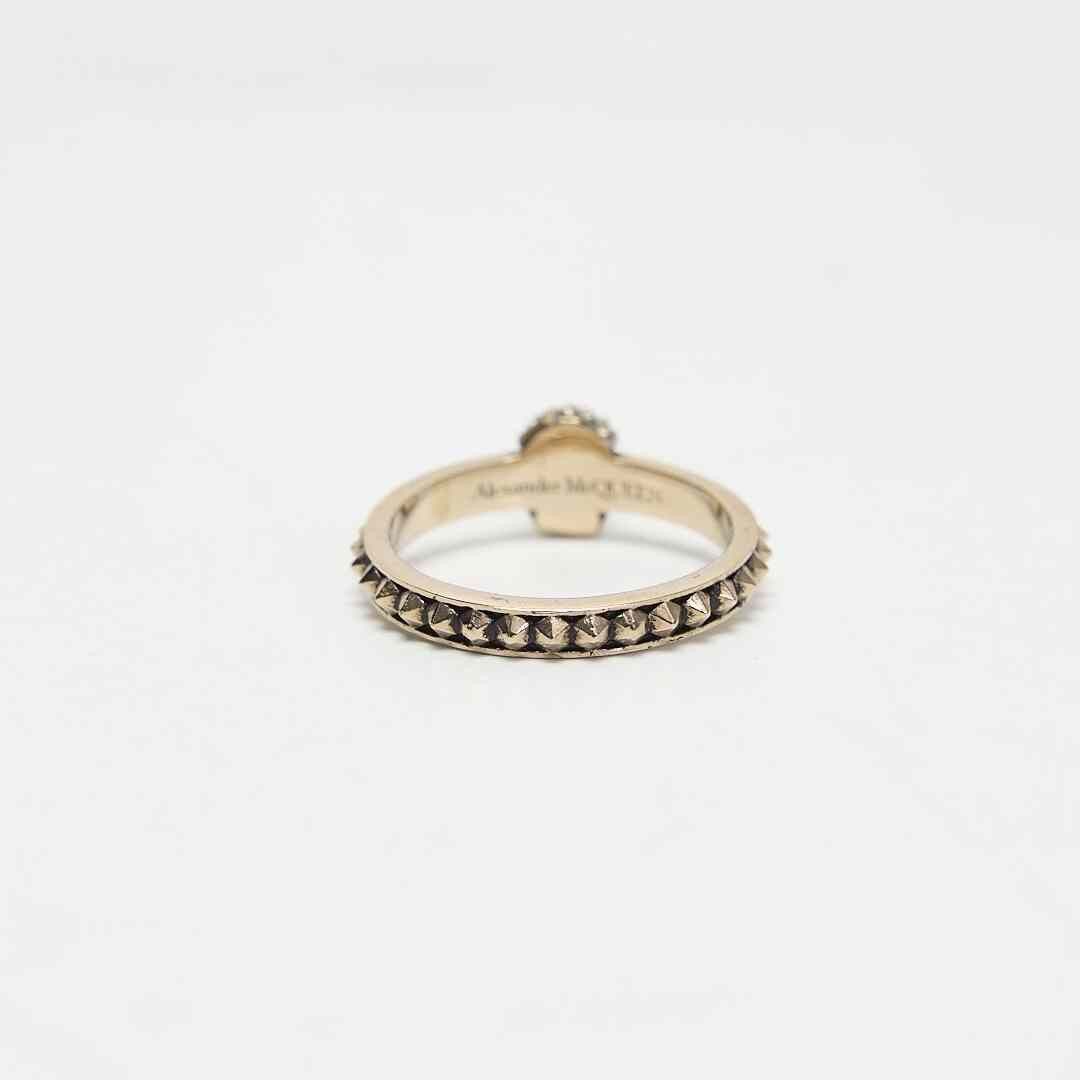Alexander McQueen Alexander McQueen Women's Skull Crystal Ring Size ONE SIZE - 3 Thumbnail
