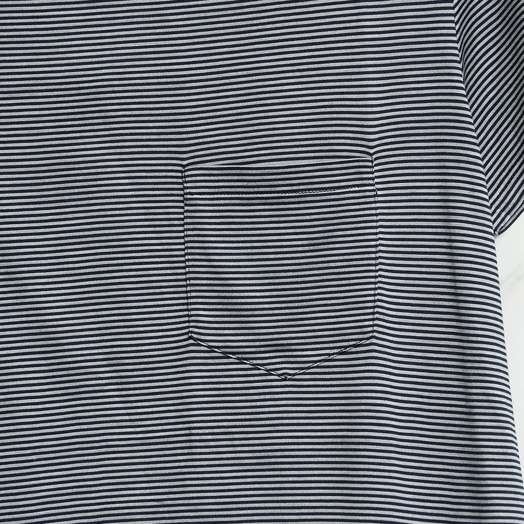 Saint Laurent Paris Saint Laurent Men's Striped Crewneck T-Shirt Size US M / EU 48-50 / 2 - 4 Thumbnail
