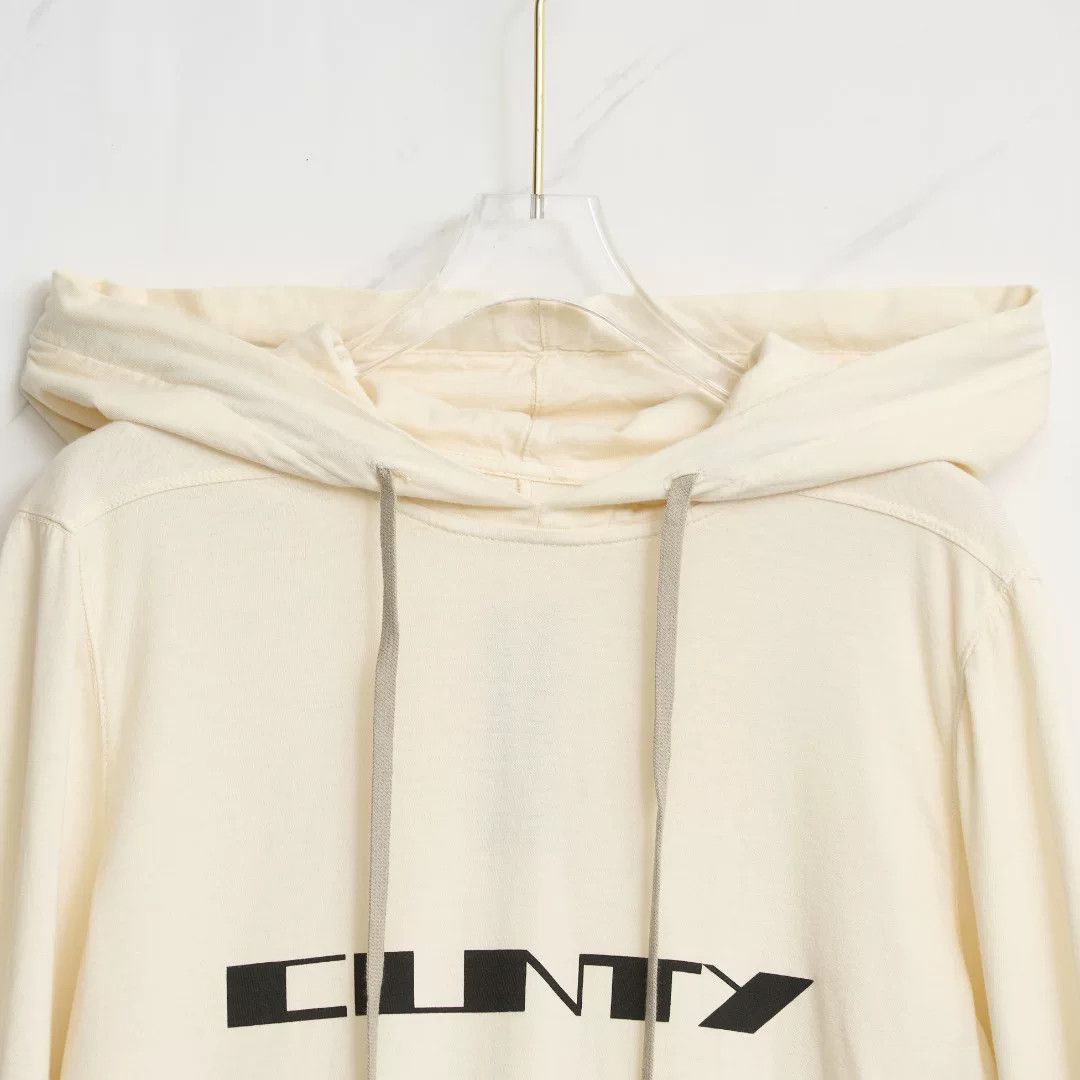 Rick Owens Rick Owens Men's Letter Print Hoodie Size US M / EU 48-50 / 2 - 2 Thumbnail