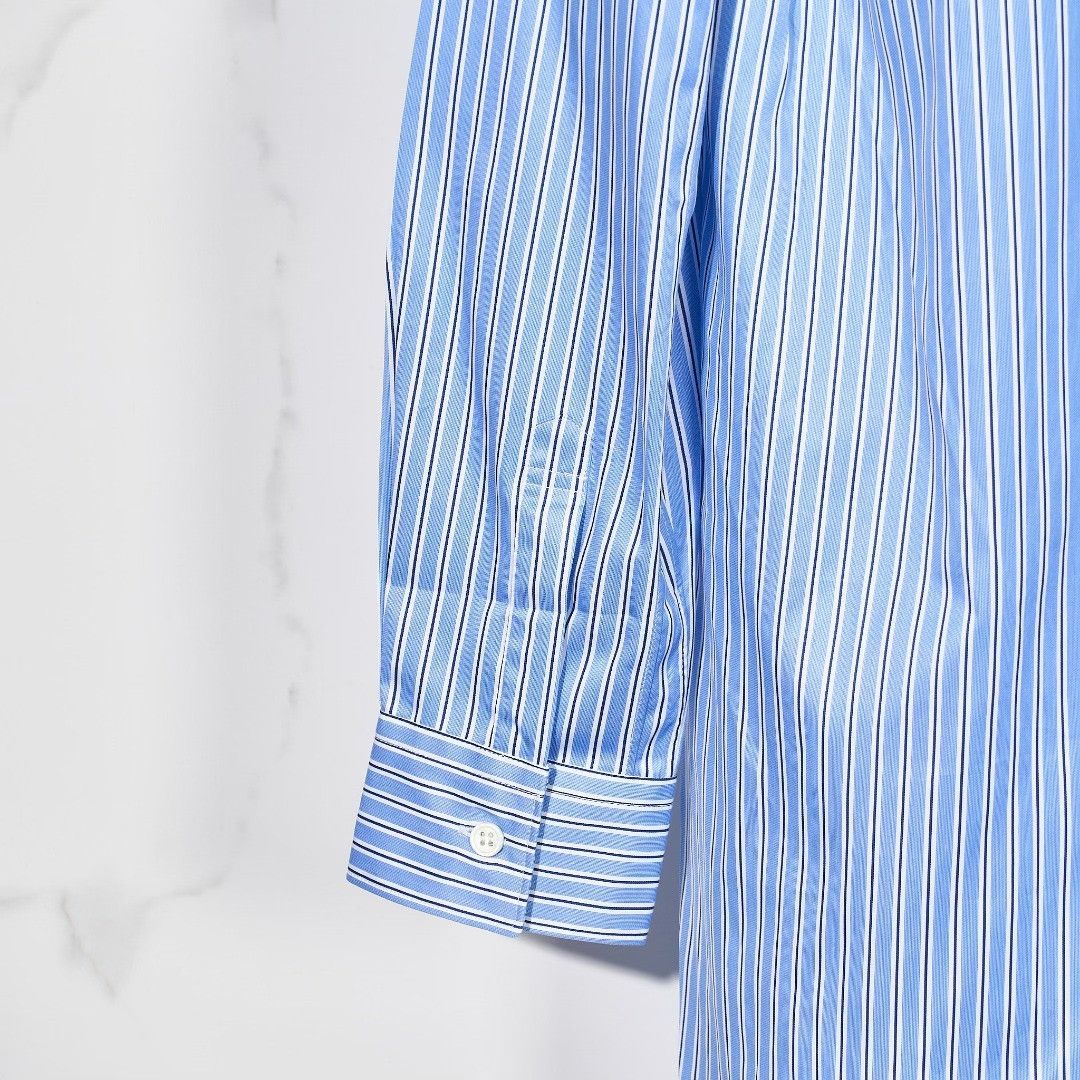 Comme des Garcons Comme des Garçons Men's Deconstructed Striped Shirt Size US S / EU 44-46 / 1 - 5 Thumbnail