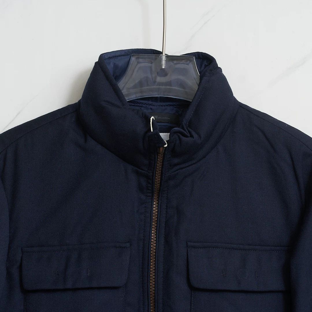 Armani Collezioni Armani Collezioni Men's Navy Field Jacket Size US M / EU 48-50 / 2 - 2 Thumbnail