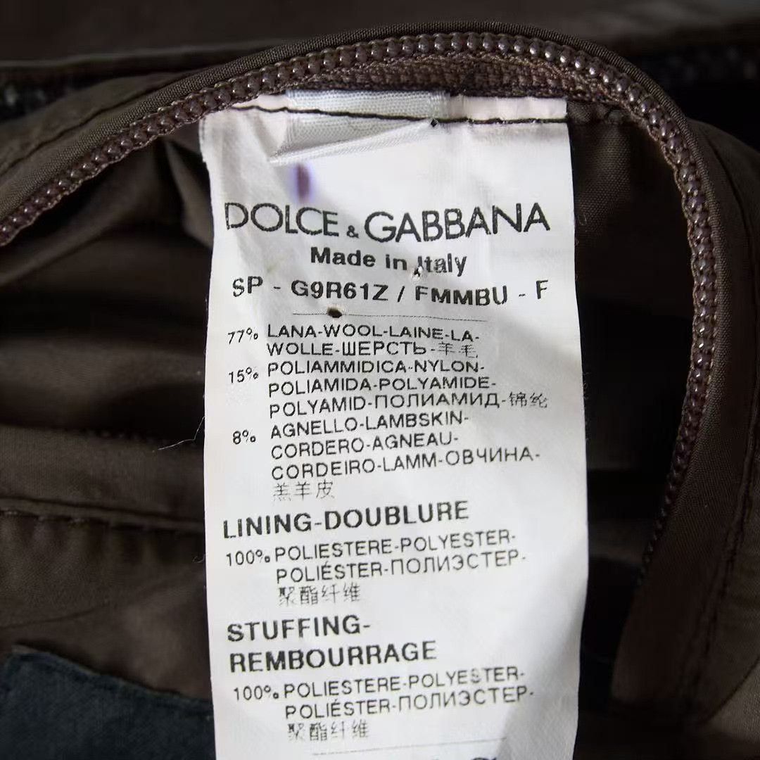 Dolce & Gabbana Dolce&Gabbana Men's Fur Collar Padded Coat Size US M / EU 48-50 / 2 - 6 Thumbnail