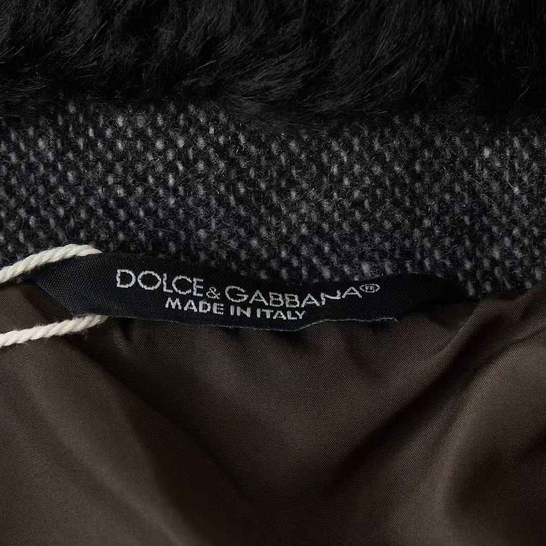Dolce & Gabbana Dolce&Gabbana Men's Fur Collar Padded Coat Size US M / EU 48-50 / 2 - 7 Thumbnail