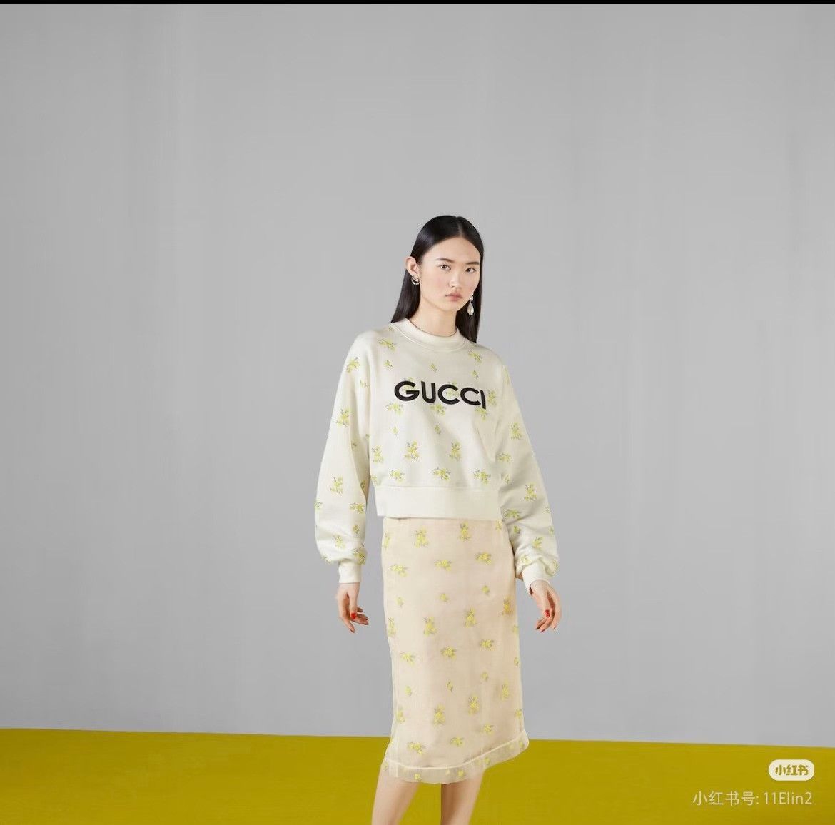 Gucci Gucci Women's Heavy Floral Embroidered Sweatshirt Size M / US 6-8 / IT 42-44 - 9 Thumbnail