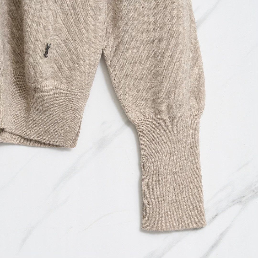 Saint Laurent Paris Saint Laurent Men's Logo Knit Sweater Size US M / EU 48-50 / 2 - 5 Thumbnail