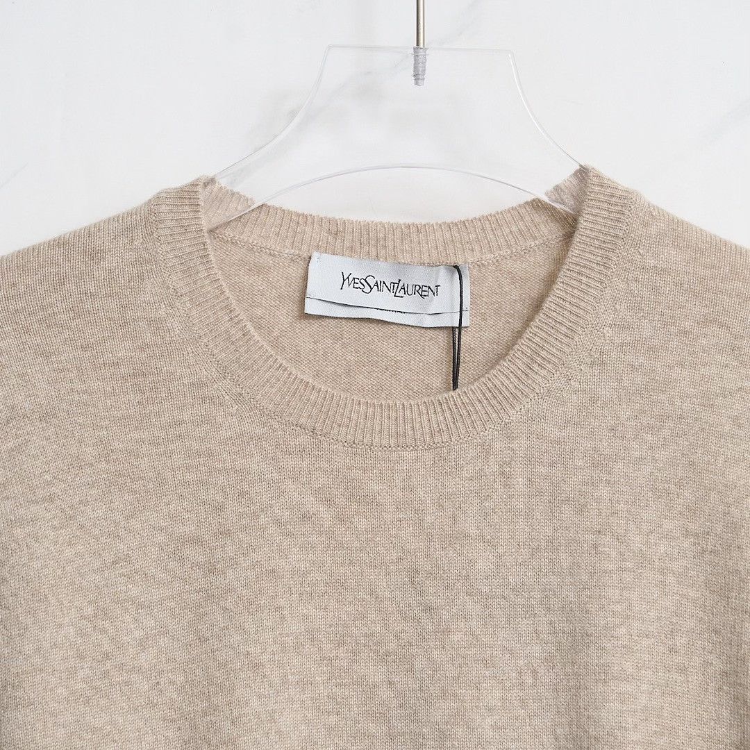 Saint Laurent Paris Saint Laurent Men's Logo Knit Sweater Size US M / EU 48-50 / 2 - 3 Thumbnail