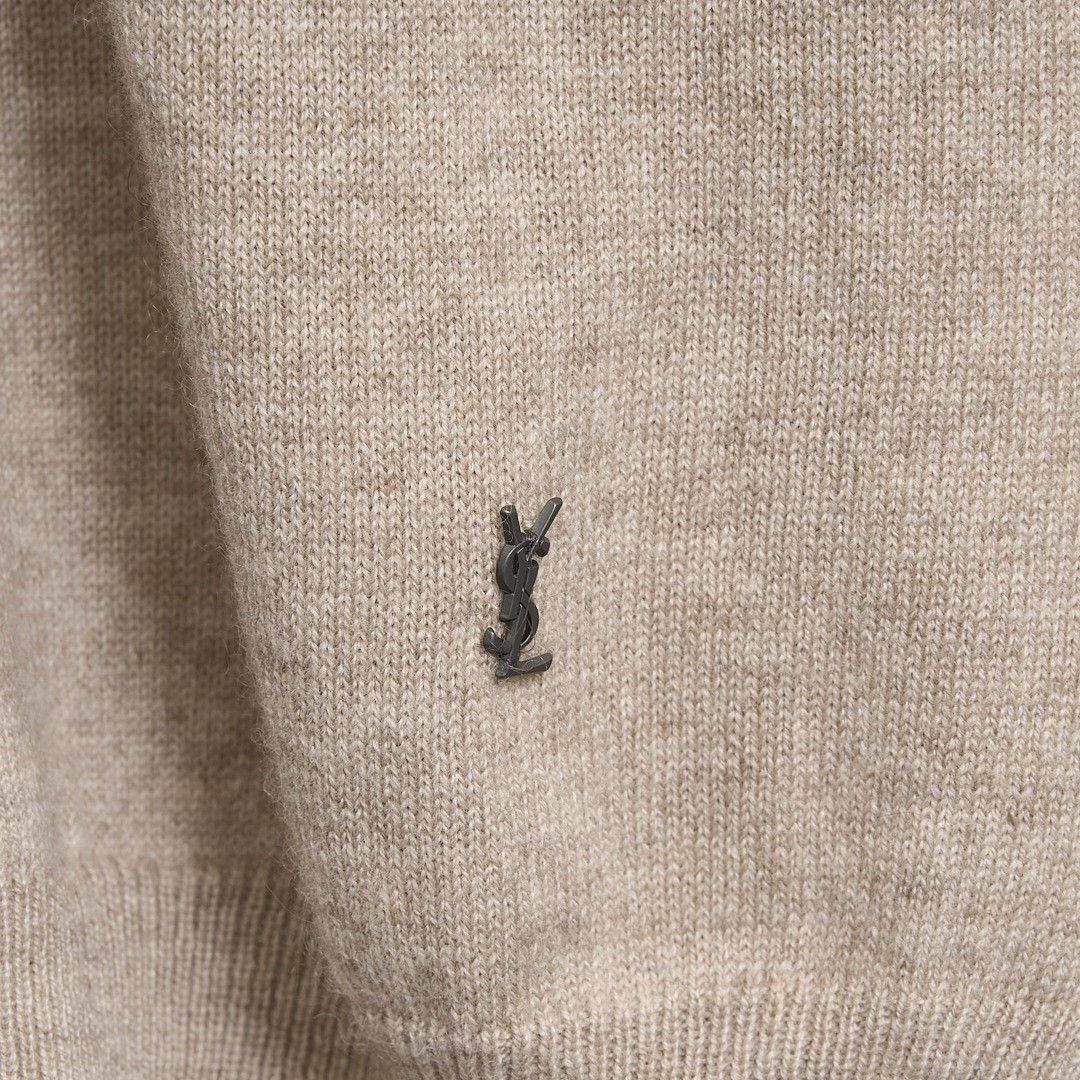 Saint Laurent Paris Saint Laurent Men's Logo Knit Sweater Size US M / EU 48-50 / 2 - 7 Thumbnail