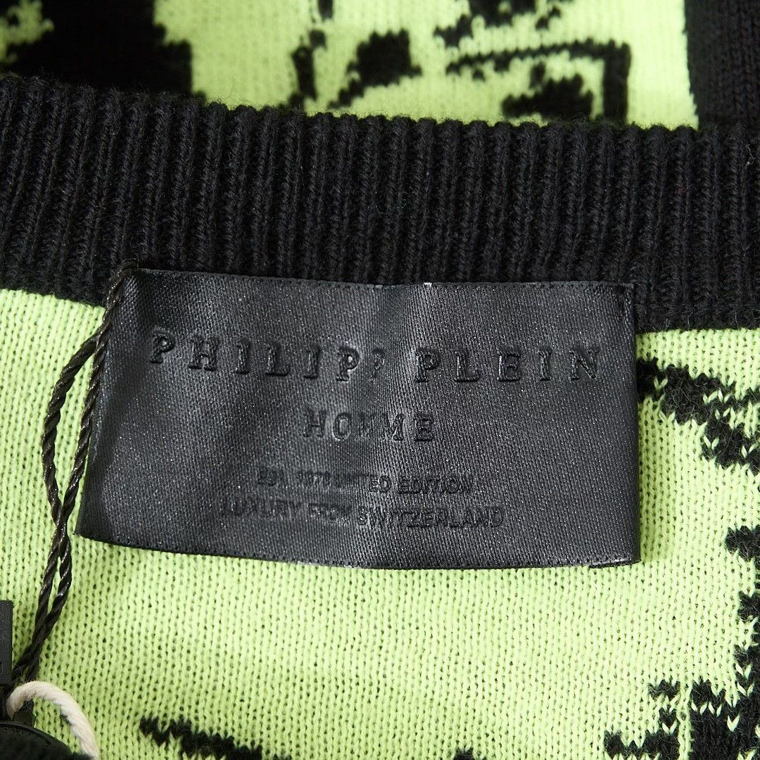 Philipp Plein Philipp Plein Men's Skull Knit Sweater Size US XL / EU 56 / 4 - 7 Thumbnail