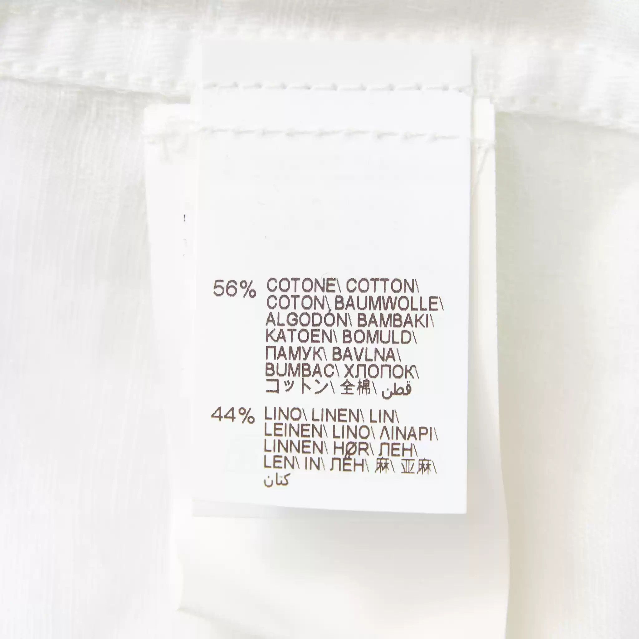 Brunello Cucinelli Brunello Cucinelli Men's Linen-Cotton Shirt Size US M / EU 48-50 / 2 - 7 Thumbnail