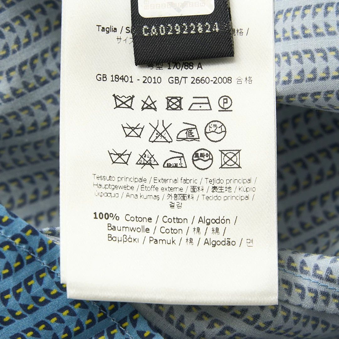 Fendi Fendi Men's All-over Print Long-sleeve Shirt Size US M / EU 48-50 / 2 - 7 Thumbnail