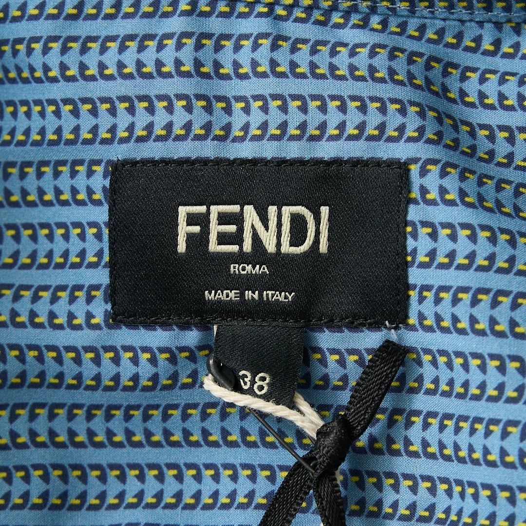 Fendi Fendi Men's All-over Print Long-sleeve Shirt Size US M / EU 48-50 / 2 - 6 Thumbnail