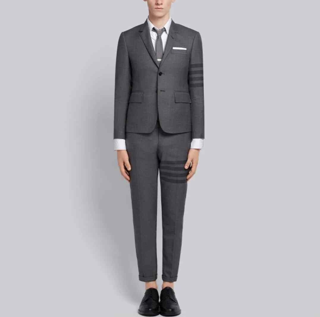 Thom Browne Thom Browne Men's Striped Ribbon Suit Size US M / EU 48-50 / 2 - 6 Thumbnail