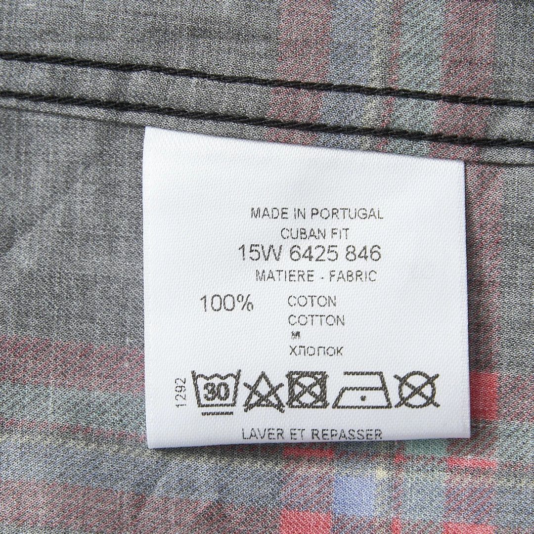Givenchy Givenchy Men's Star Plaid Jacquard Shirt Size US M / EU 48-50 / 2 - 7 Thumbnail