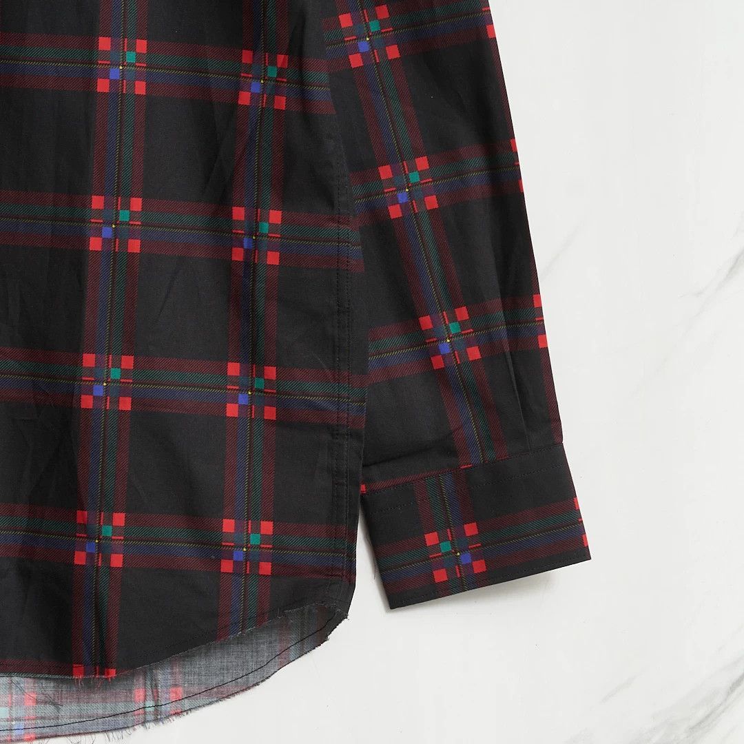 Givenchy Givenchy Men's Star Plaid Jacquard Shirt Size US M / EU 48-50 / 2 - 3 Thumbnail