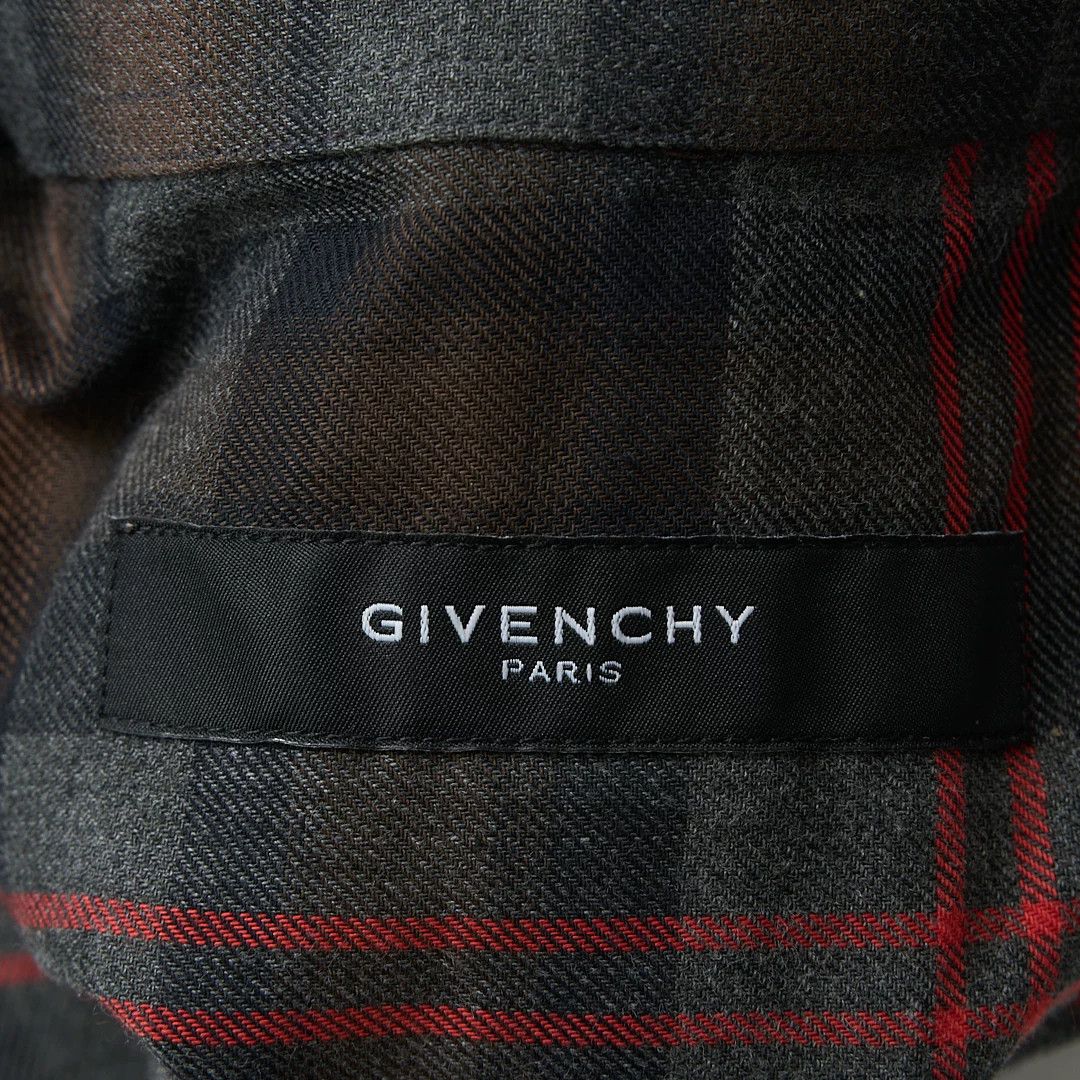 Givenchy Givenchy Men's Plaid Patchwork Shirt Size US M / EU 48-50 / 2 - 6 Thumbnail