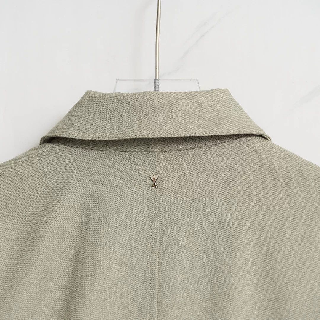 AMI Ami Paris Men's Collared Zip Jacket Size US M / EU 48-50 / 2 - 5 Thumbnail